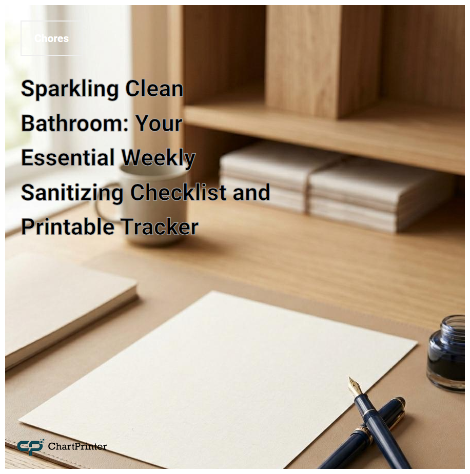 Sparkling Clean Bathroom: Your Essential Weekly Sanitizing Checklist and Printable Tracker
