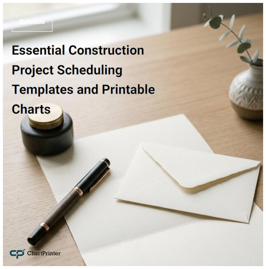 Essential Construction Project Scheduling Templates and Printable Charts