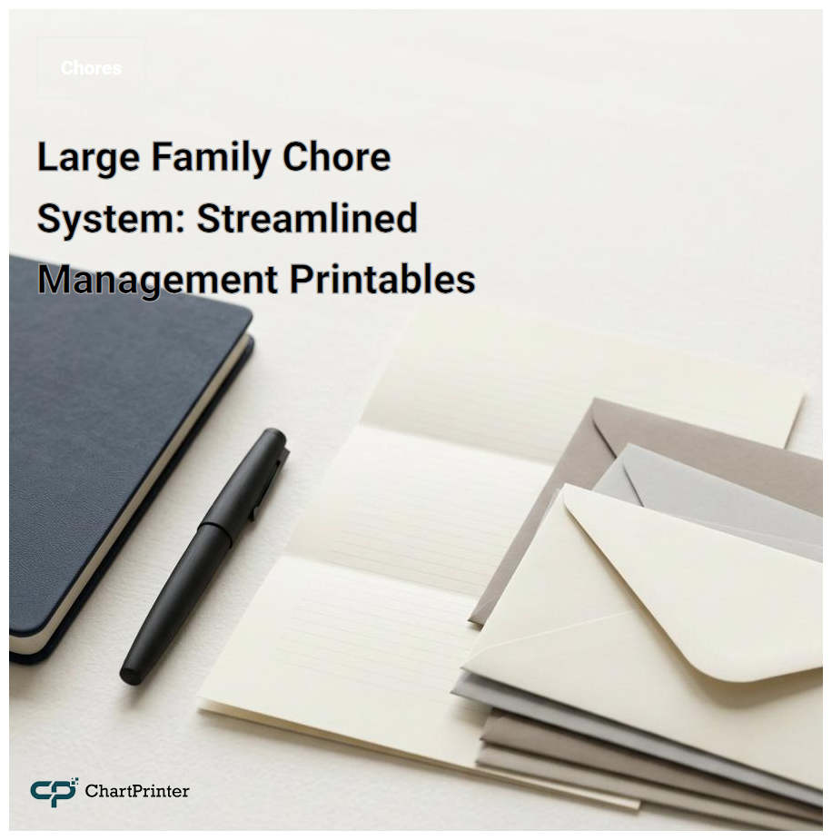 Large Family Chore System: Streamlined Management Printables