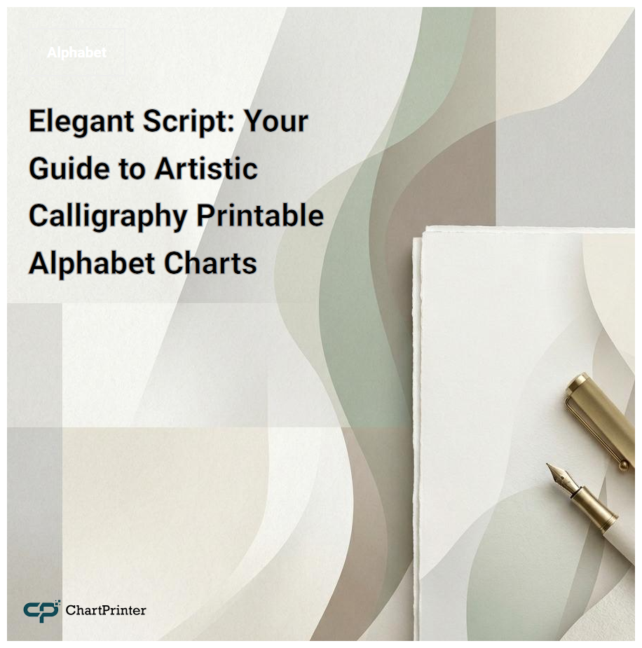 Elegant Script: Your Guide to Artistic Calligraphy Printable Alphabet Charts