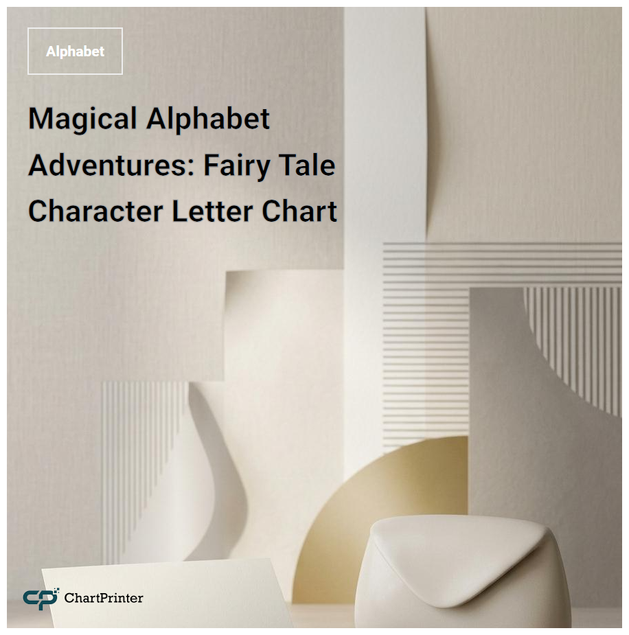 Magical Alphabet Adventures: Fairy Tale Character Letter Chart