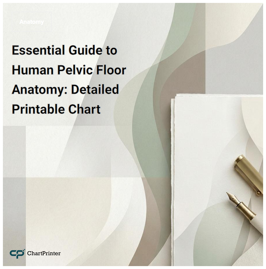 Essential Guide to Human Pelvic Floor Anatomy: Detailed Printable Chart