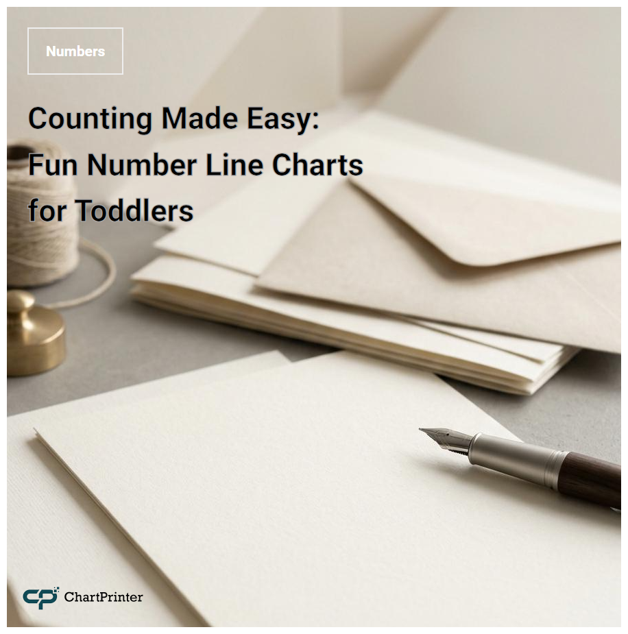 Counting Made Easy: Fun Number Line Charts for Toddlers