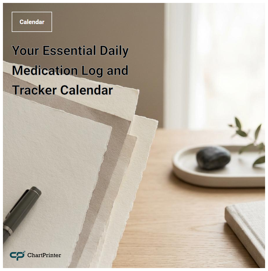 Your Essential Daily Medication Log and Tracker Calendar