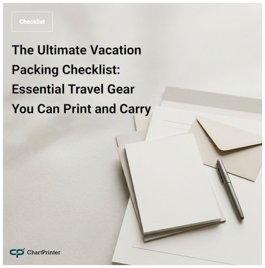 The Ultimate Vacation Packing Checklist: Essential Travel Gear You Can Print and Carry