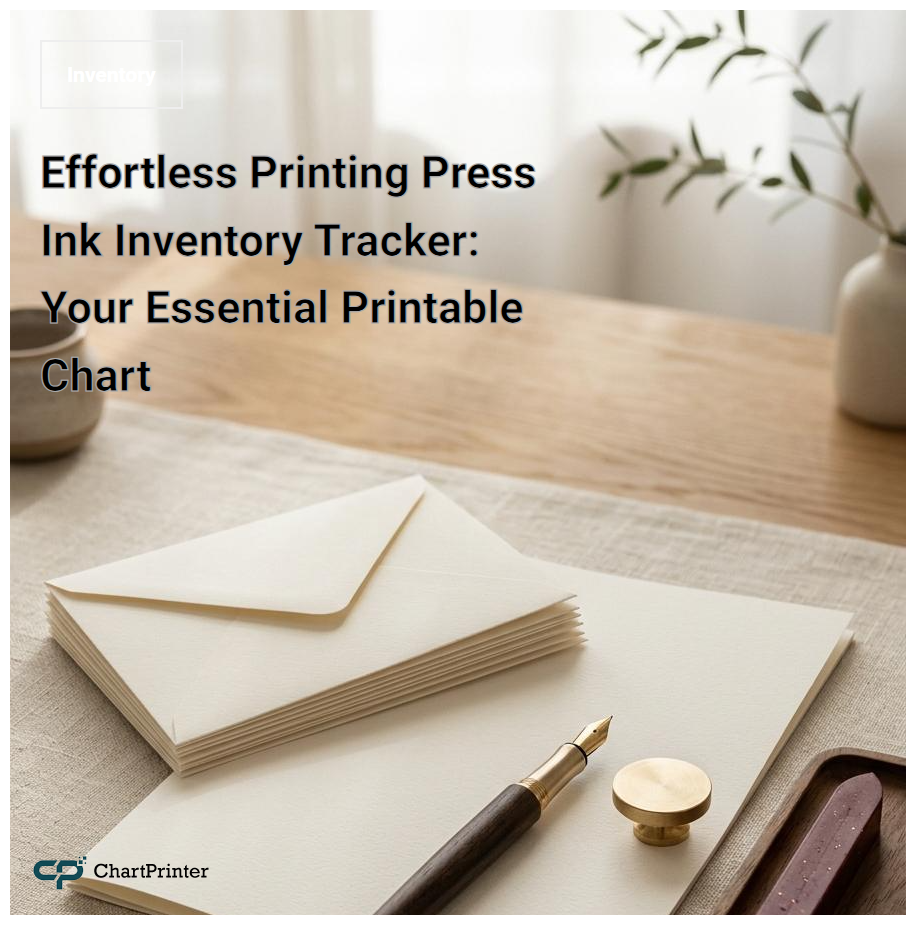 Effortless Printing Press Ink Inventory Tracker: Your Essential Printable Chart