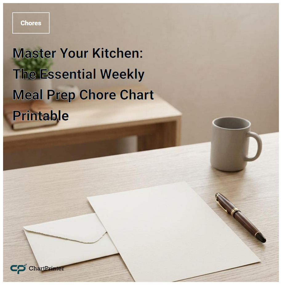 Master Your Kitchen: The Essential Weekly Meal Prep Chore Chart Printable