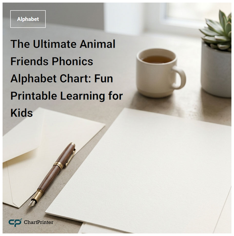 The Ultimate Animal Friends Phonics Alphabet Chart: Fun Printable Learning for Kids