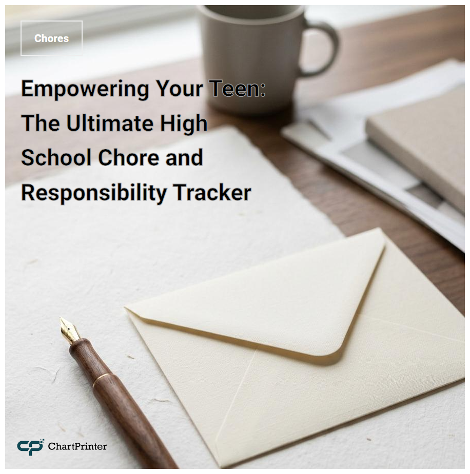 Empowering Your Teen: The Ultimate High School Chore and Responsibility Tracker