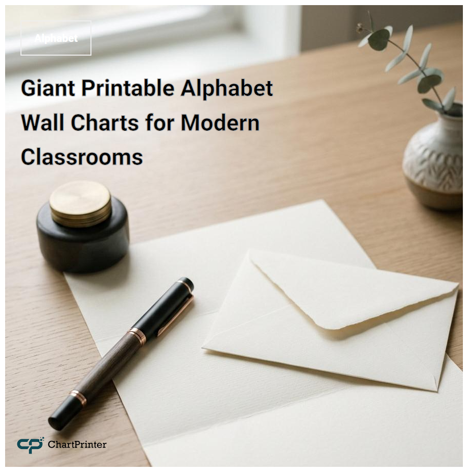 Giant Printable Alphabet Wall Charts for Modern Classrooms