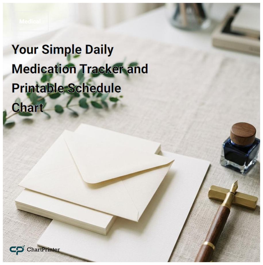 Your Simple Daily Medication Tracker and Printable Schedule Chart