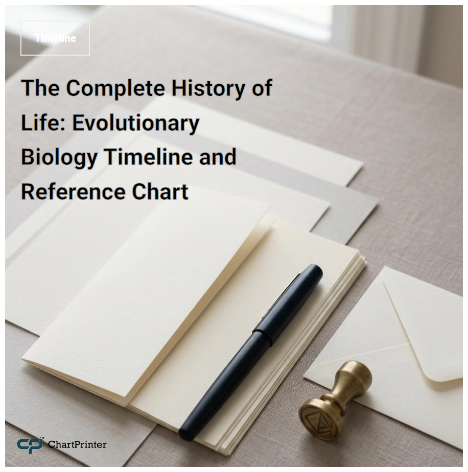 The Complete History of Life: Evolutionary Biology Timeline and Reference Chart