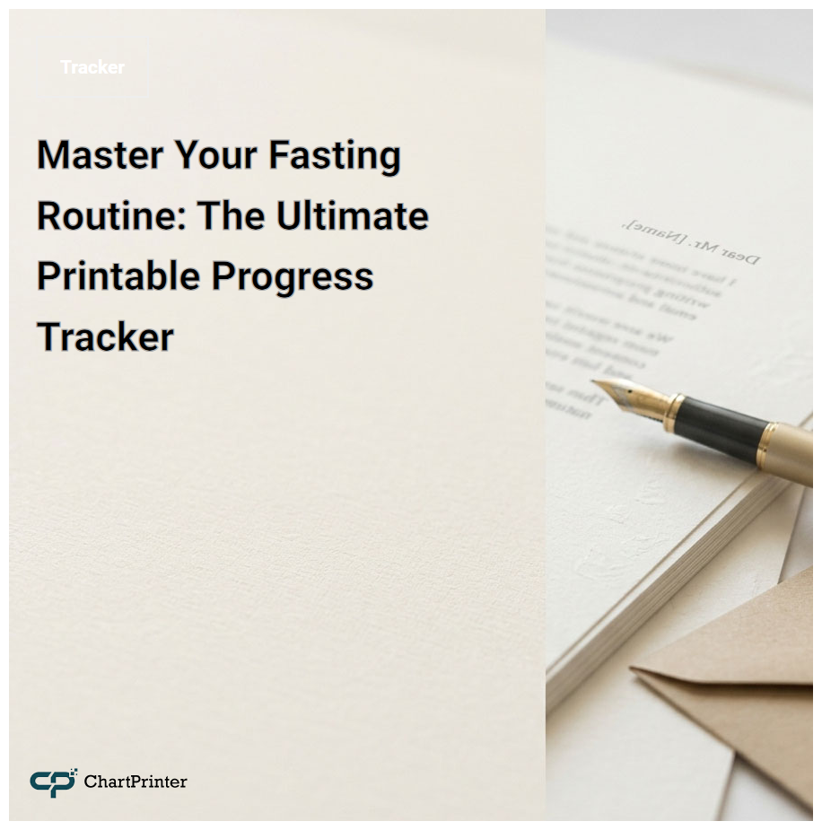 Master Your Fasting Routine: The Ultimate Printable Progress Tracker