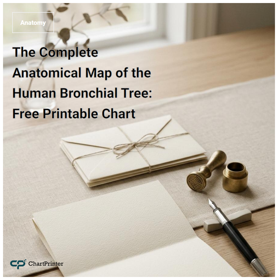 The Complete Anatomical Map of the Human Bronchial Tree: Free Printable Chart
