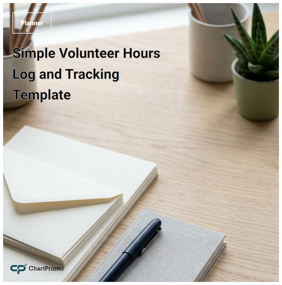 Simple Volunteer Hours Log and Tracking Template