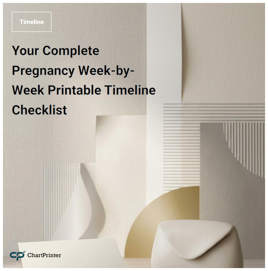 Your Complete Pregnancy Week-by-Week Printable Timeline Checklist