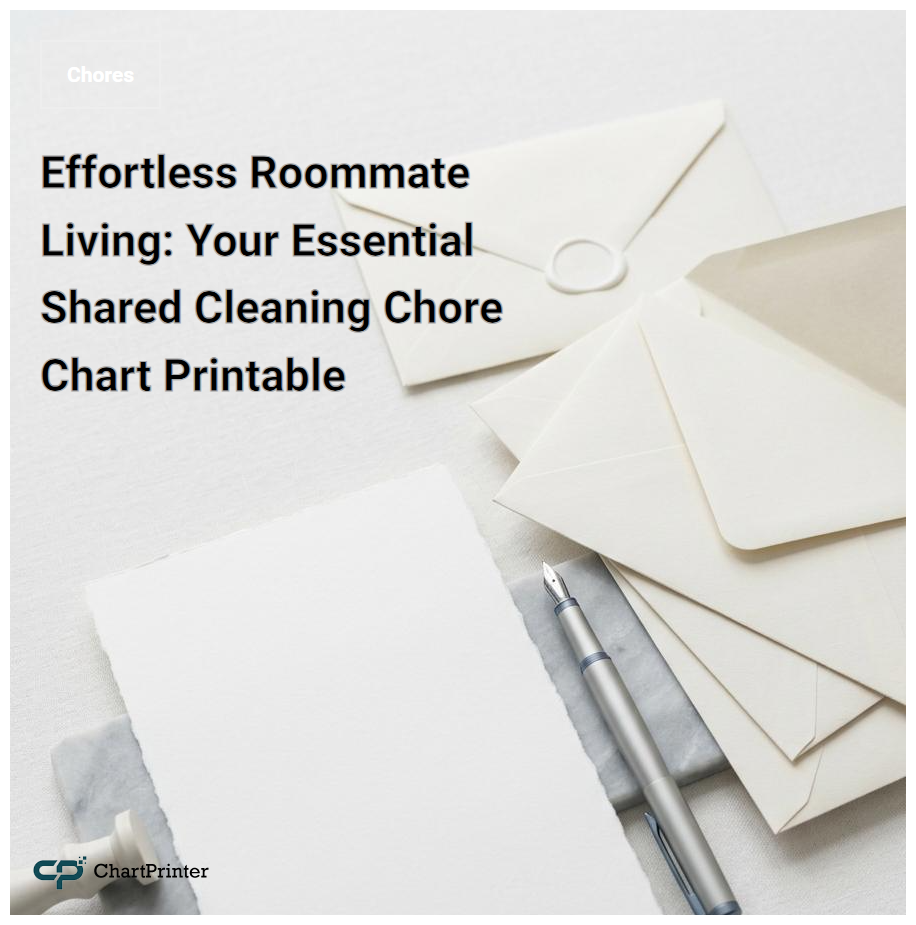 Effortless Roommate Living: Your Essential Shared Cleaning Chore Chart Printable