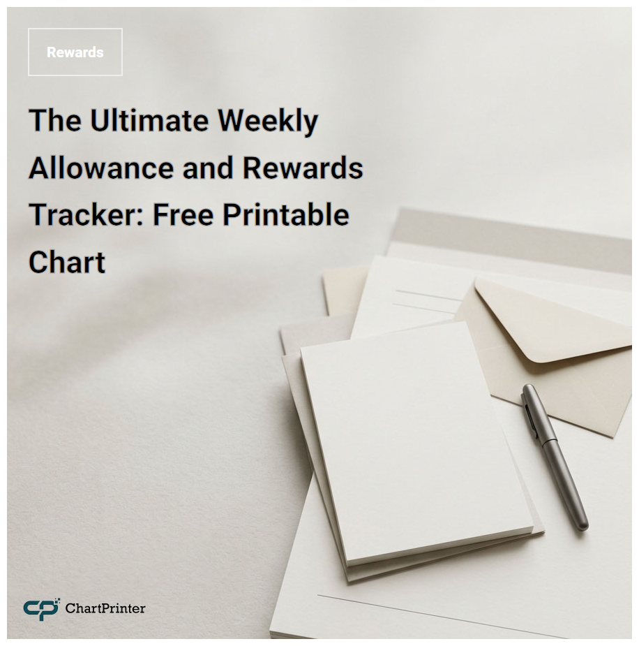 The Ultimate Weekly Allowance and Rewards Tracker: Free Printable Chart