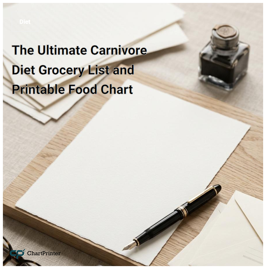 The Ultimate Carnivore Diet Grocery List and Printable Food Chart