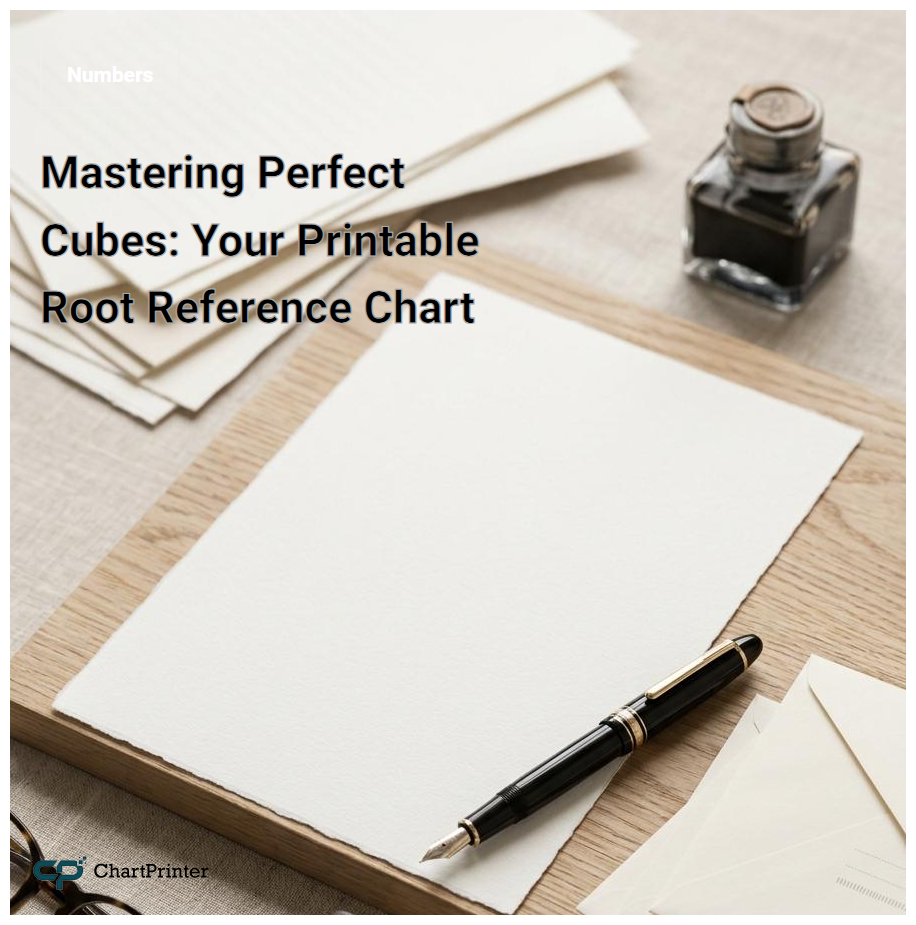 Mastering Perfect Cubes: Your Printable Root Reference Chart