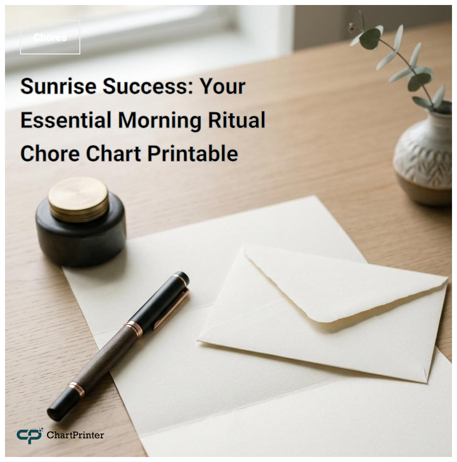 Sunrise Success: Your Essential Morning Ritual Chore Chart Printable