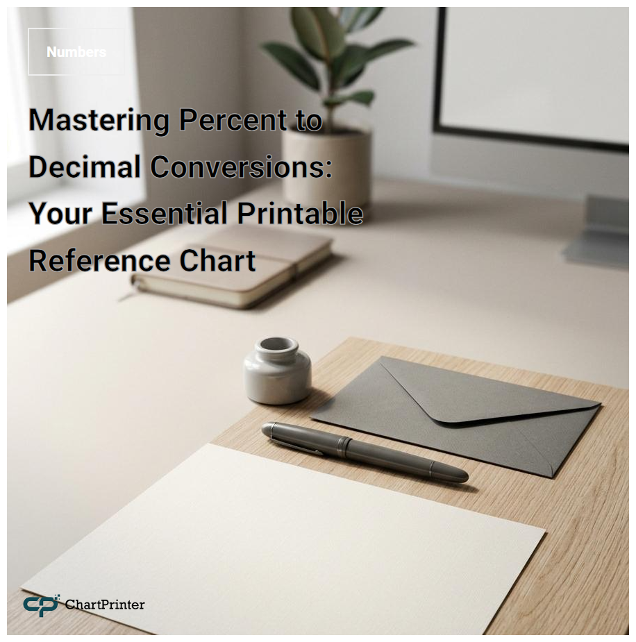 Mastering Percent to Decimal Conversions: Your Essential Printable Reference Chart