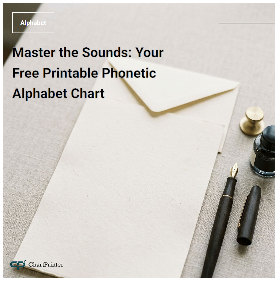 Master the Sounds: Your Free Printable Phonetic Alphabet Chart