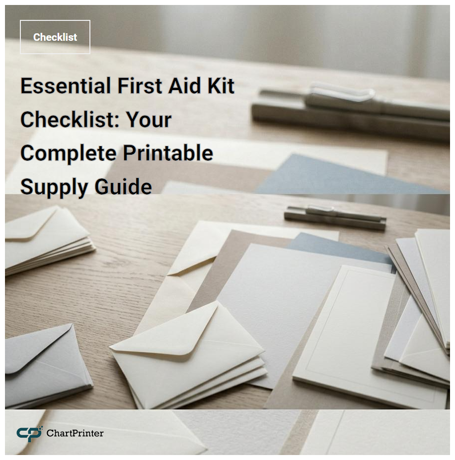 Essential First Aid Kit Checklist: Your Complete Printable Supply Guide
