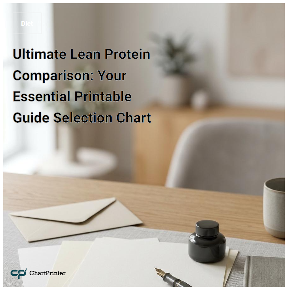Ultimate Lean Protein Comparison: Your Essential Printable Guide Selection Chart