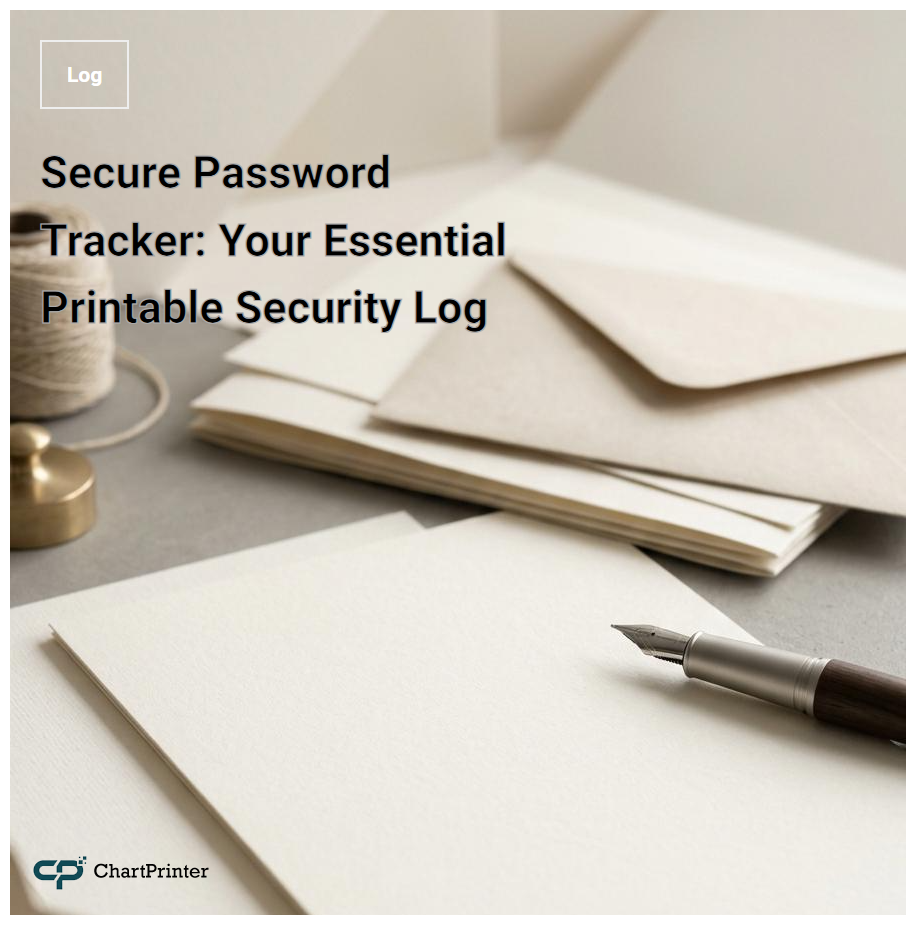 Secure Password Tracker: Your Essential Printable Security Log