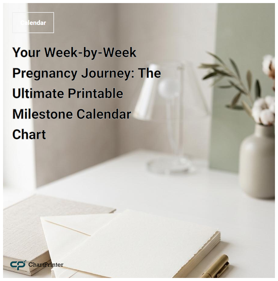 Your Week-by-Week Pregnancy Journey: The Ultimate Printable Milestone Calendar Chart