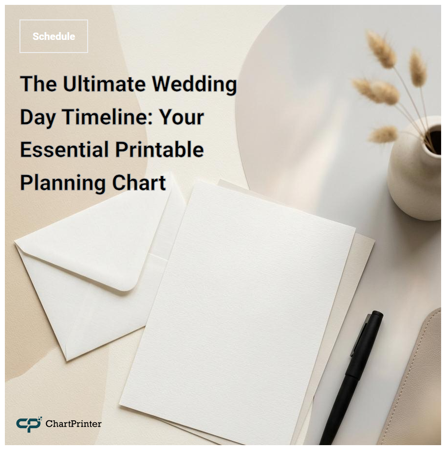 The Ultimate Wedding Day Timeline: Your Essential Printable Planning Chart