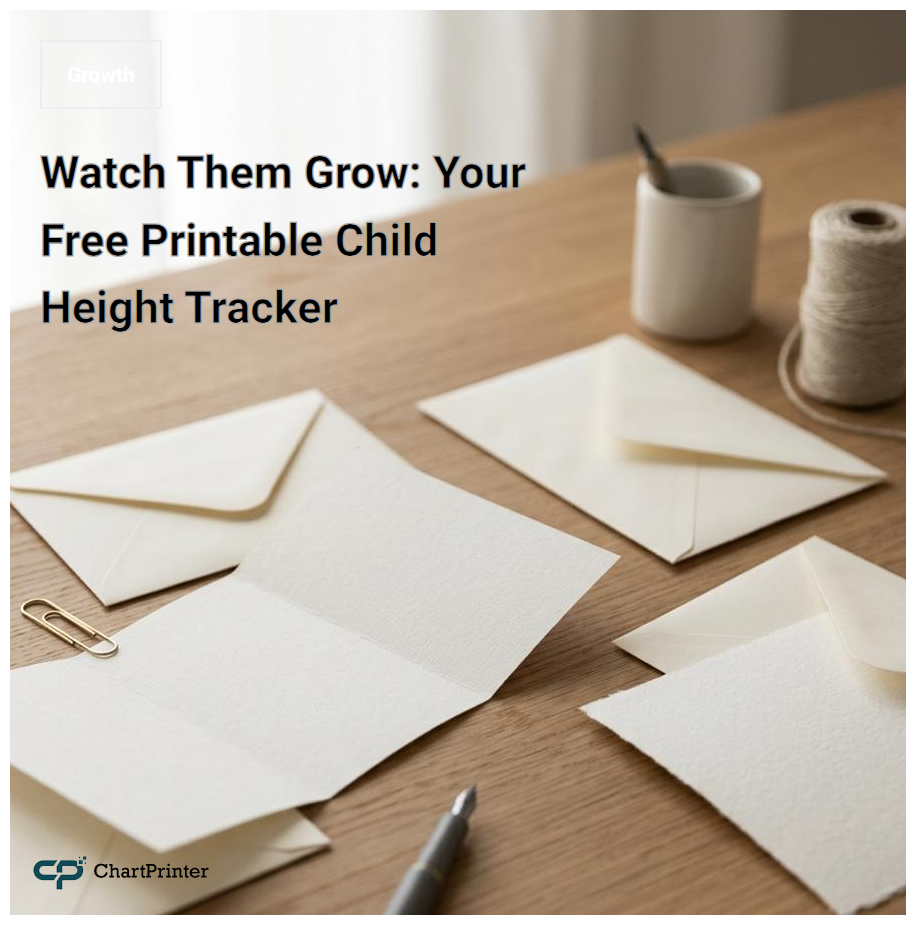 Watch Them Grow: Your Free Printable Child Height Tracker