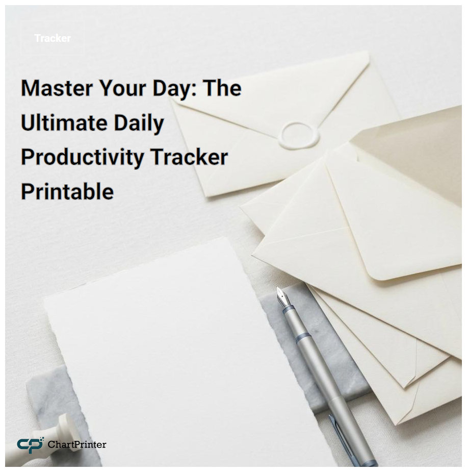 Master Your Day: The Ultimate Daily Productivity Tracker Printable