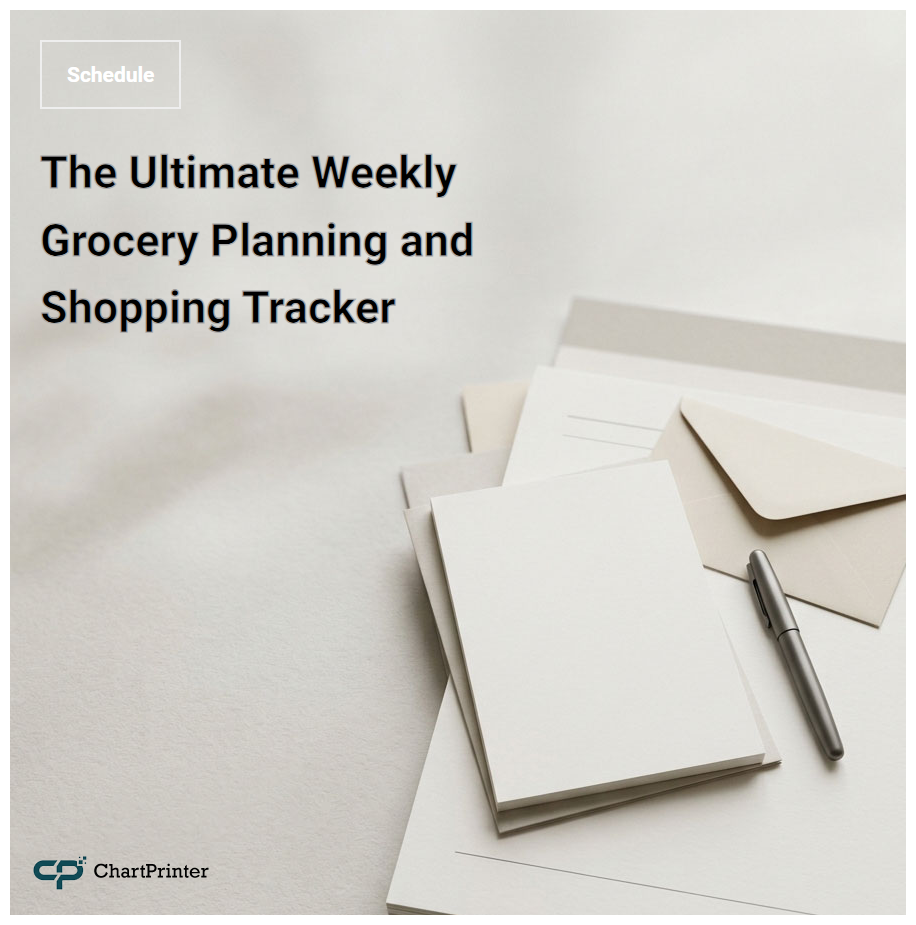 The Ultimate Weekly Grocery Planning and Shopping Tracker