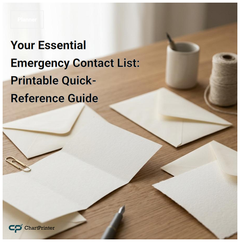 Your Essential Emergency Contact List: Printable Quick-Reference Guide