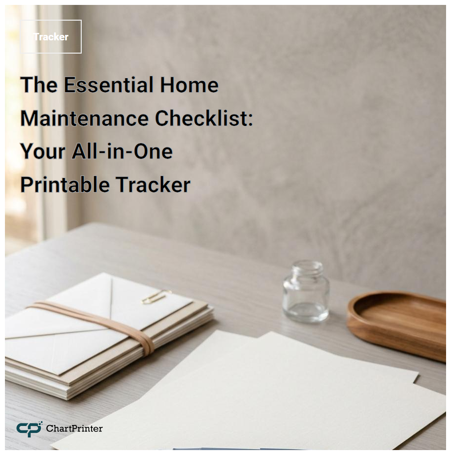 The Essential Home Maintenance Checklist: Your All-in-One Printable Tracker
