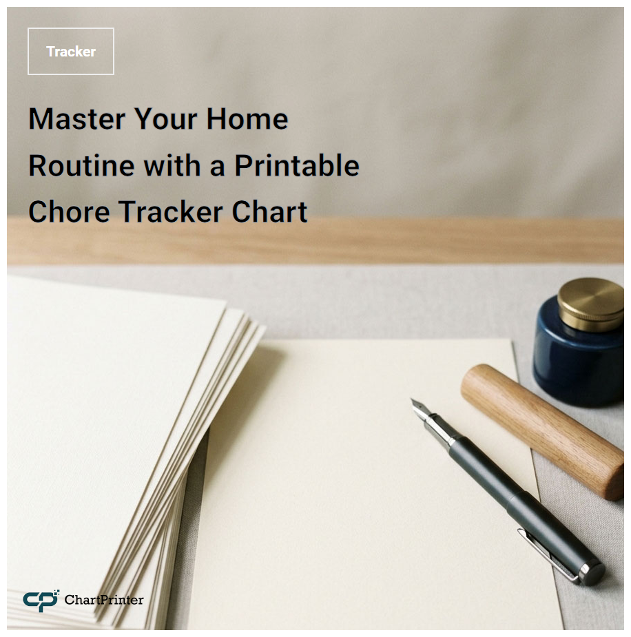 Master Your Home Routine with a Printable Chore Tracker Chart
