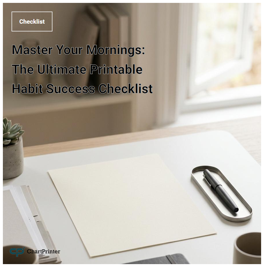 Master Your Mornings: The Ultimate Printable Habit Success Checklist