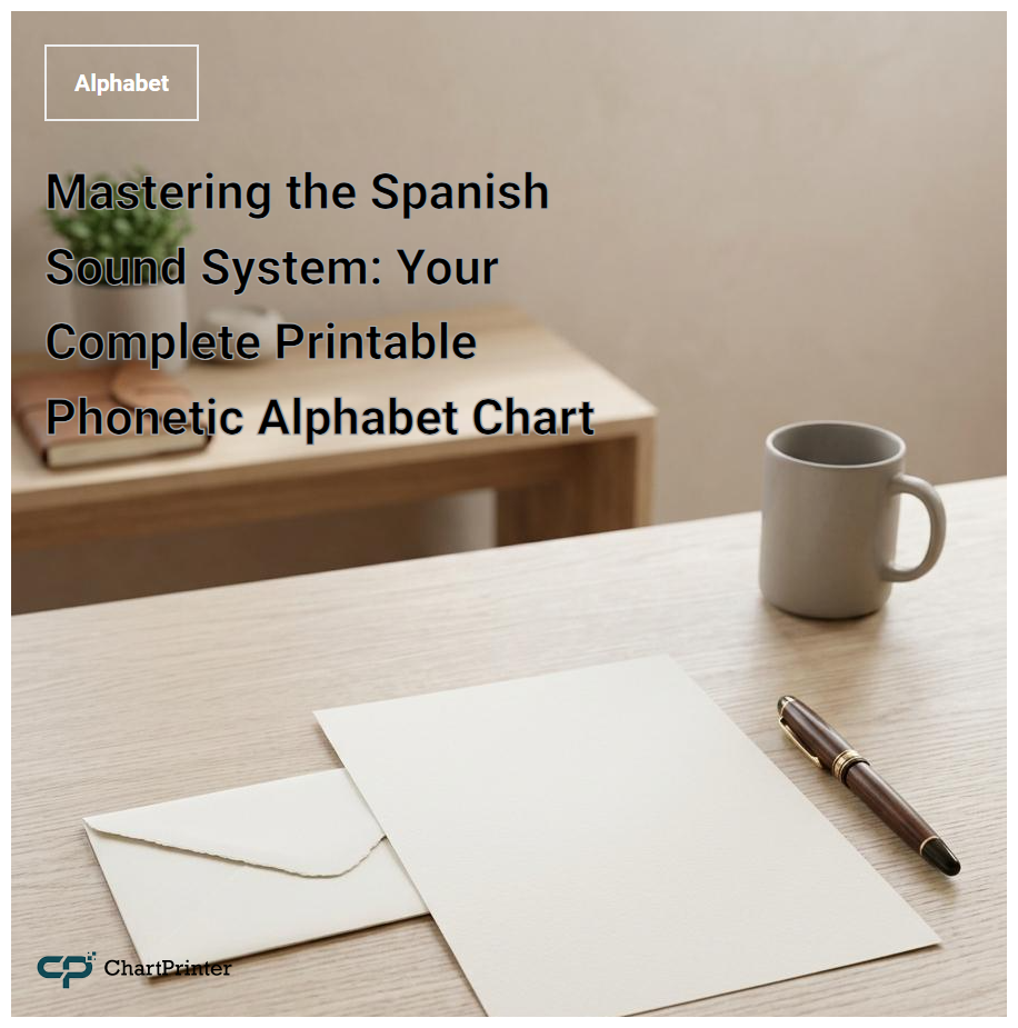 Mastering the Spanish Sound System: Your Complete Printable Phonetic Alphabet Chart