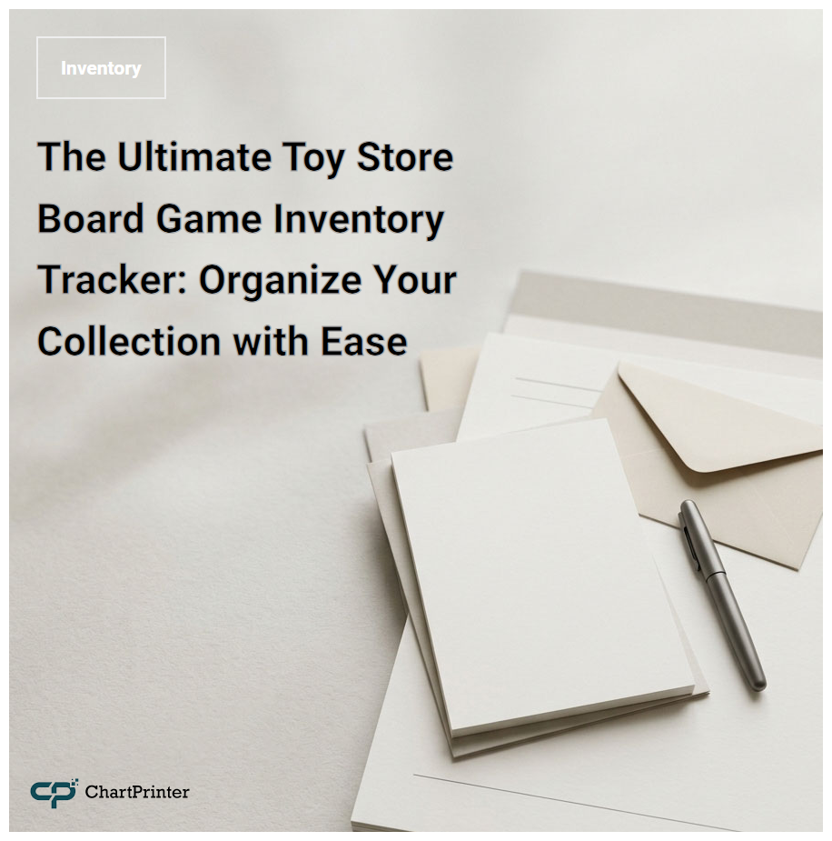 The Ultimate Toy Store Board Game Inventory Tracker: Organize Your Collection with Ease