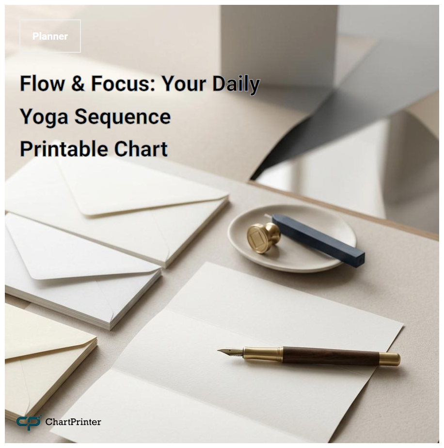 Flow & Focus: Your Daily Yoga Sequence Printable Chart