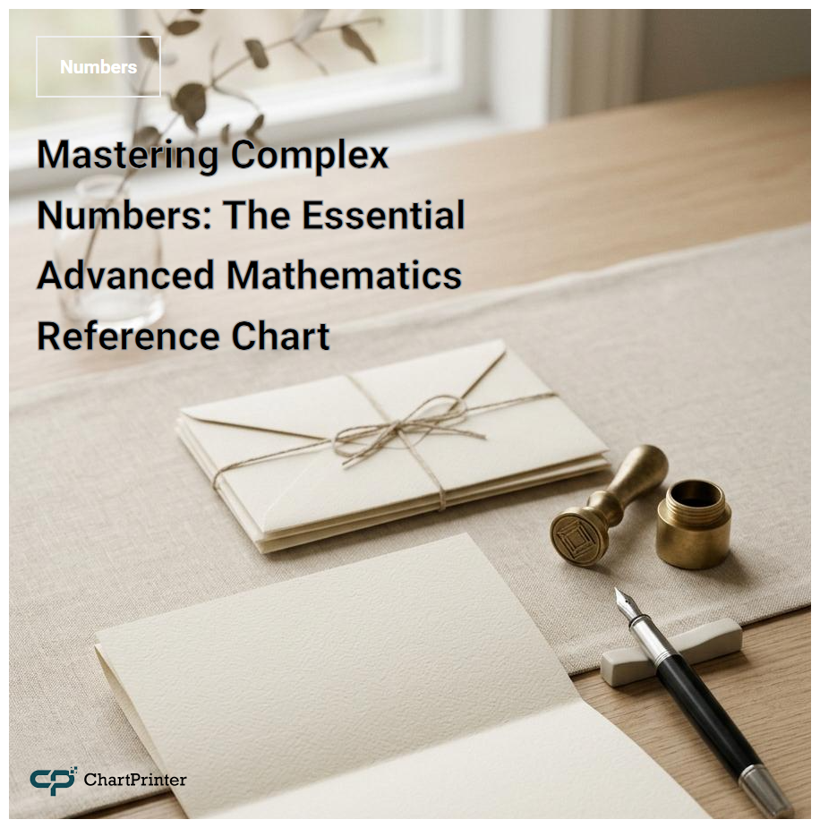 Mastering Complex Numbers: The Essential Advanced Mathematics Reference Chart
