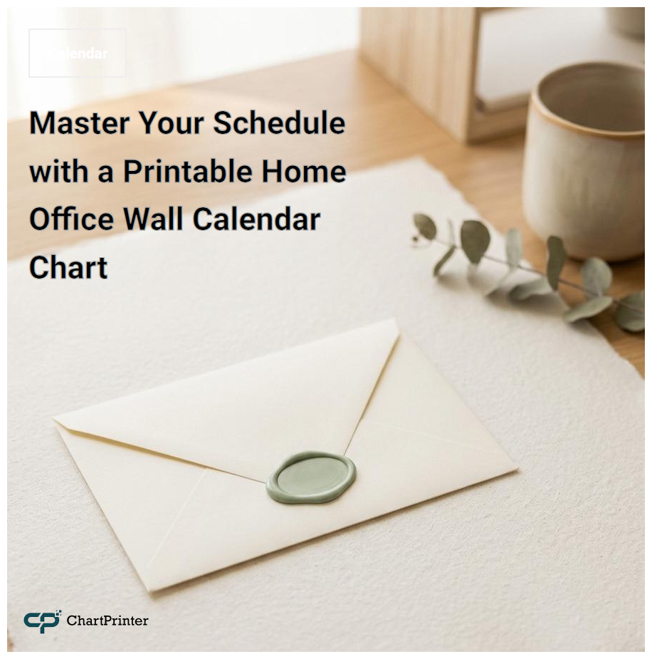 Master Your Schedule with a Printable Home Office Wall Calendar Chart