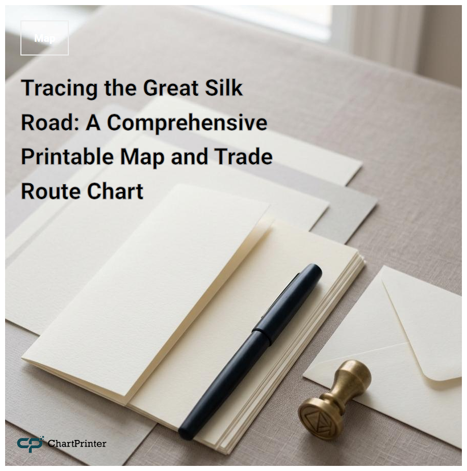 Tracing the Great Silk Road: A Comprehensive Printable Map and Trade Route Chart