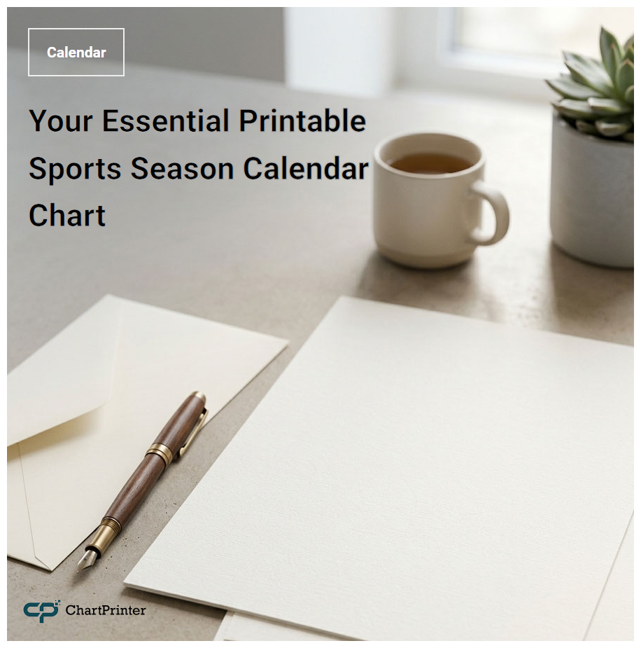 Your Essential Printable Sports Season Calendar Chart