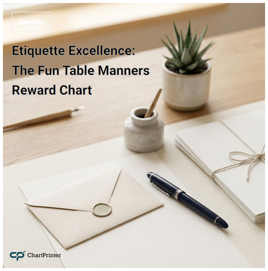 Etiquette Excellence: The Fun Table Manners Reward Chart