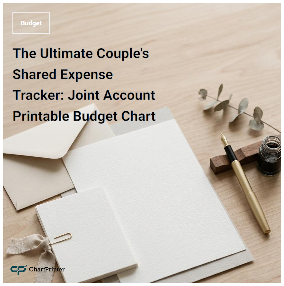 The Ultimate Couple's Shared Expense Tracker: Joint Account Printable Budget Chart