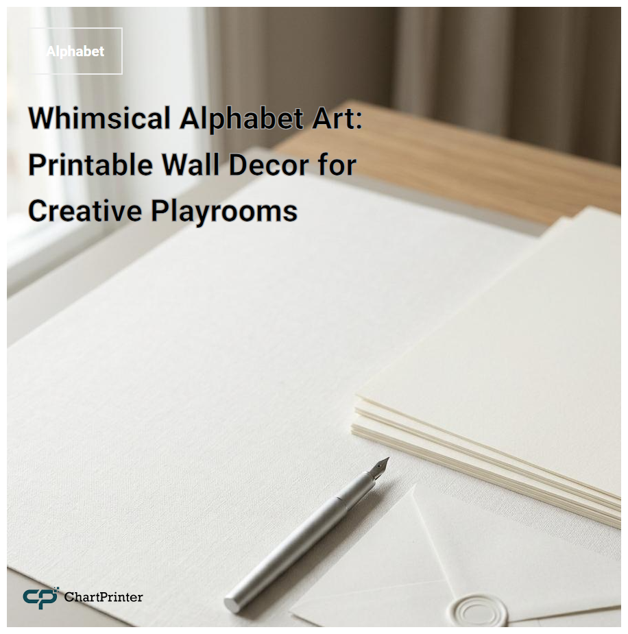 Whimsical Alphabet Art: Printable Wall Decor for Creative Playrooms