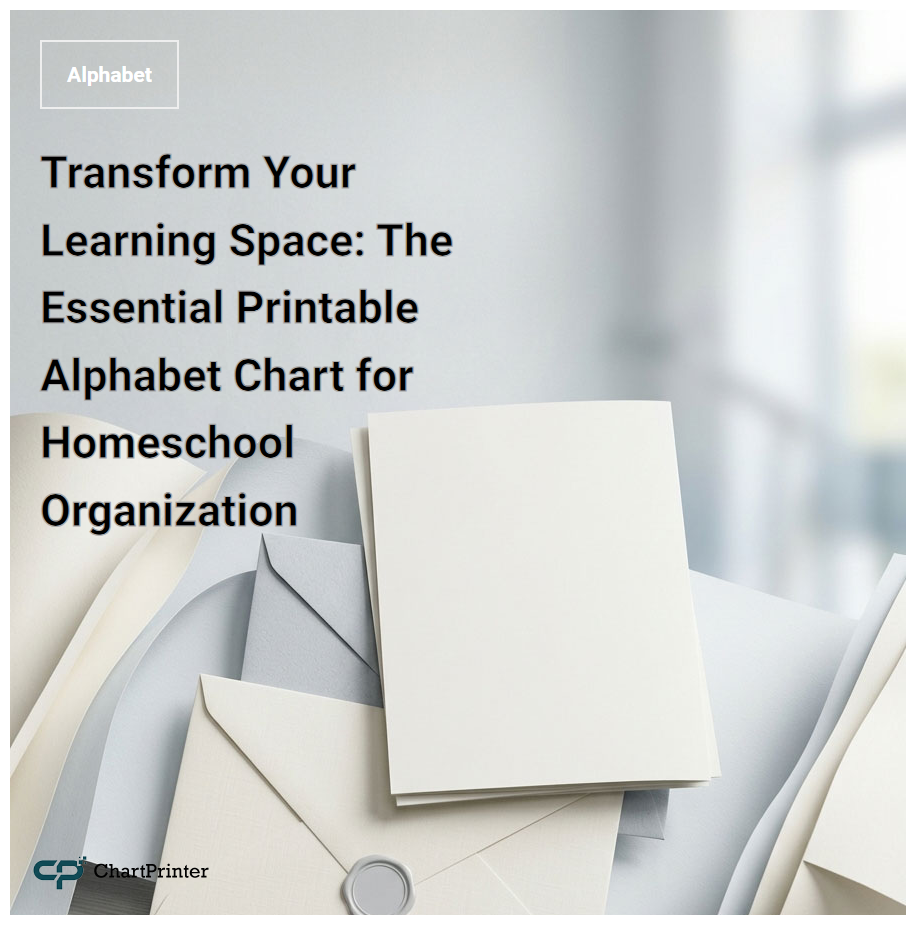 Transform Your Learning Space: The Essential Printable Alphabet Chart for Homeschool Organization
